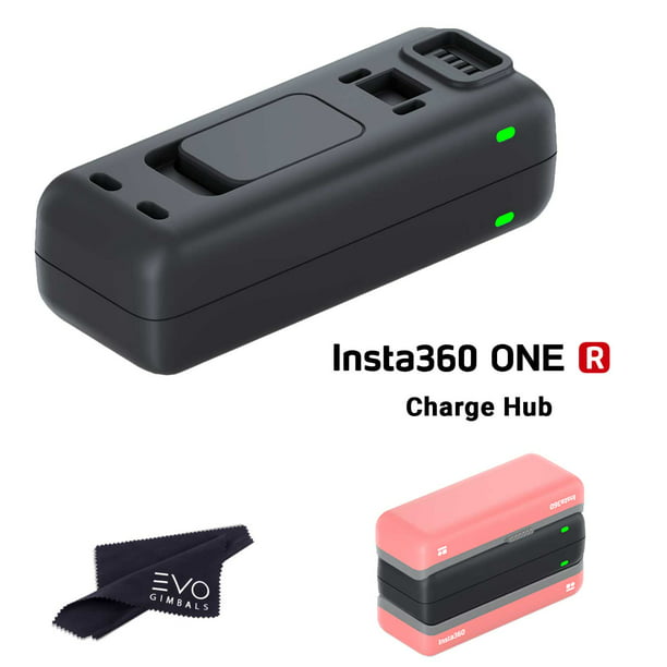 Koroao 2 in 1 Charging Station for Insta360 One X Battery Charger Multi Rapid More Convenient and Fast Charging 